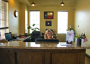 Registration Desk at Katy Lake RV Resort